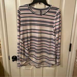 Stripped long Sleeve Top